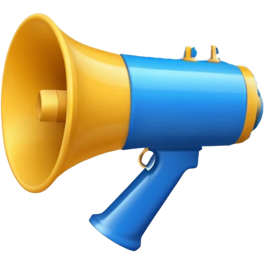 megaphone with binary code coming out, symbolizing uncensored AI emoji