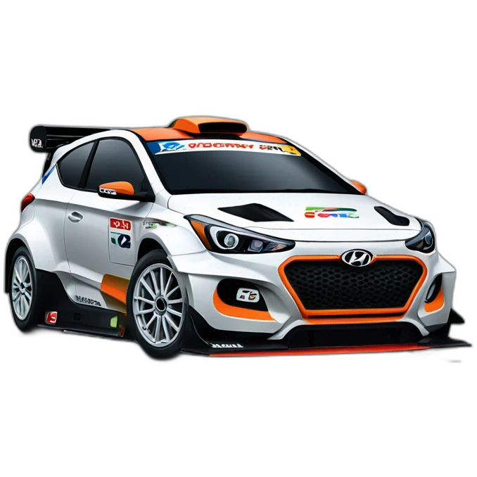 Hyundai grand i20 wrc emoji