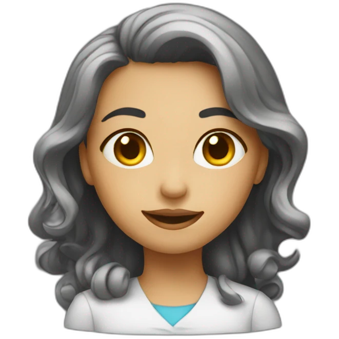 Chemistry girl emoji