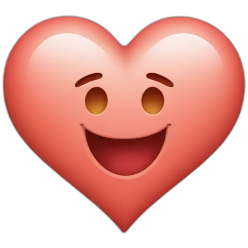 The letter “V” and “C” in a heart emoji