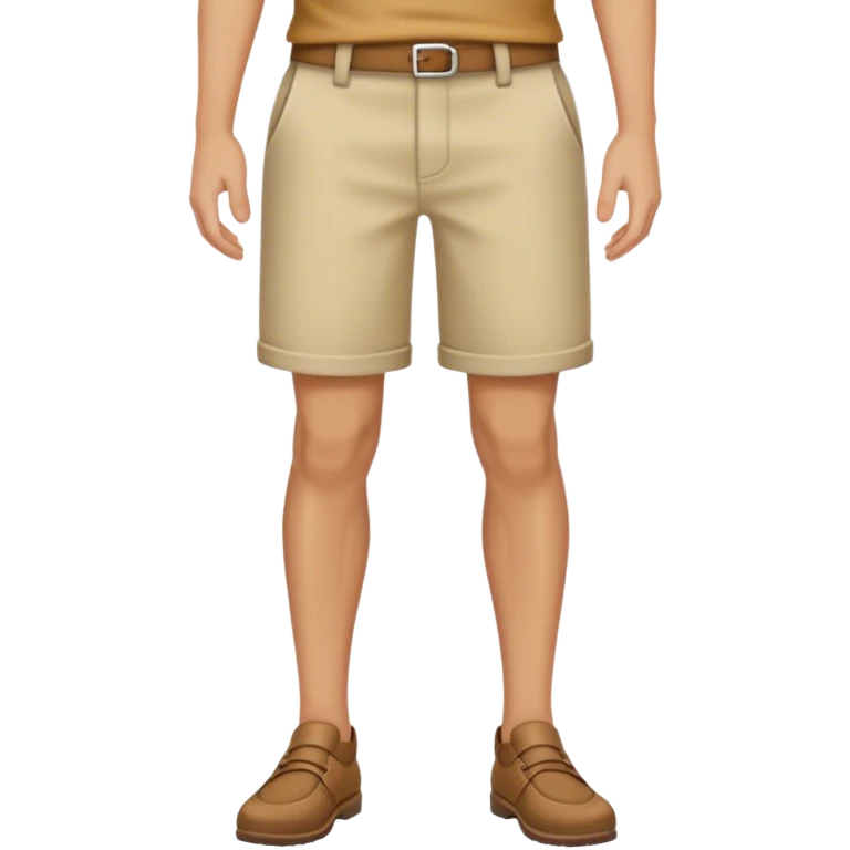 Beige short pant emoji
