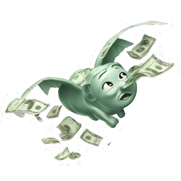 money flying emoji