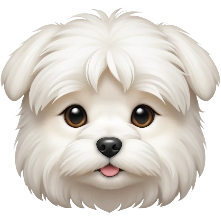 Maltese puppy face  emoji