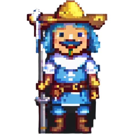Don Quixote from Limbus Company acting cute emoji