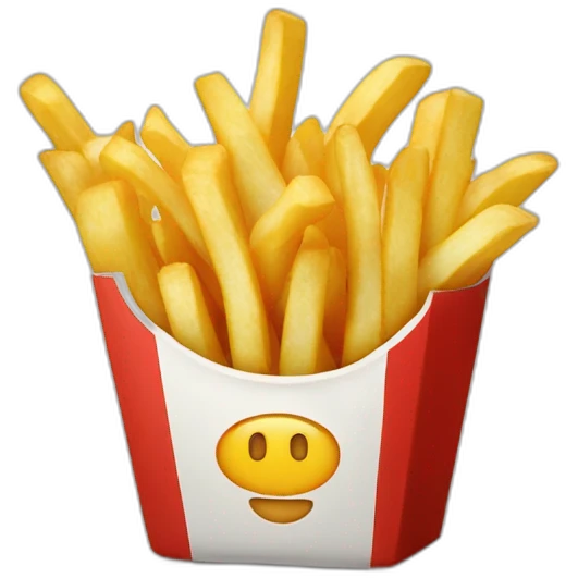 place full french fries emoji