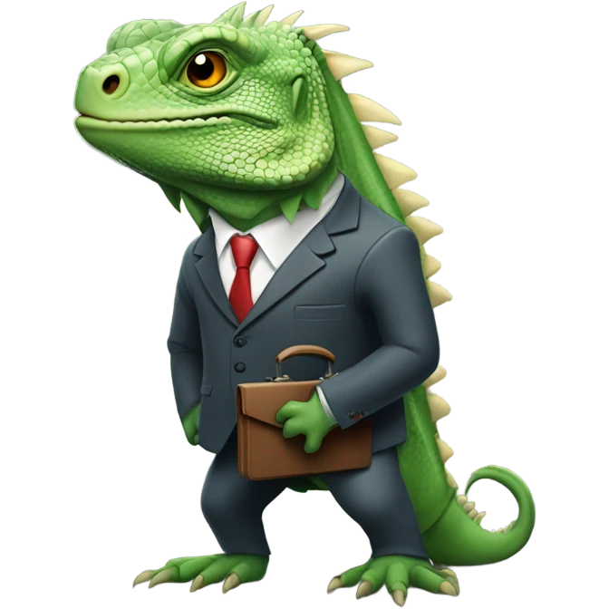 capitalist-iguana emoji