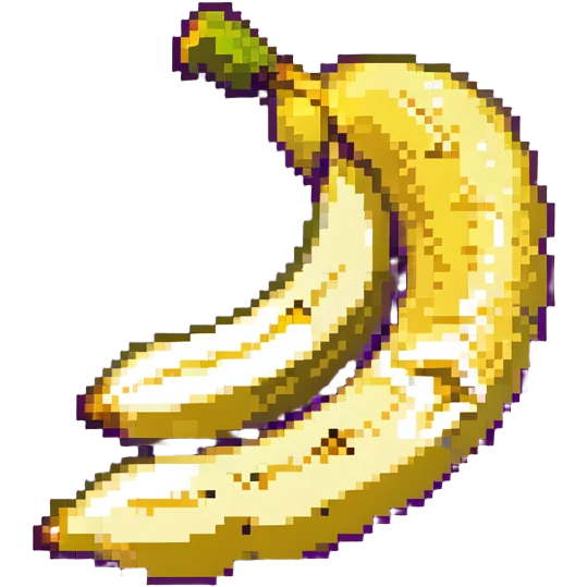 peeled yellow banana with peel partially open emoji