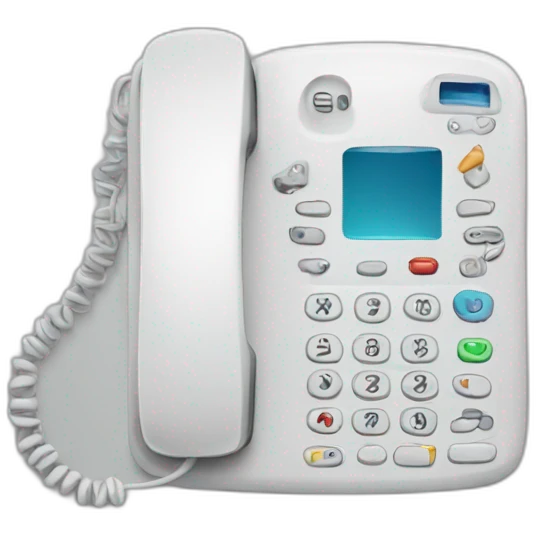 high tech phone emoji