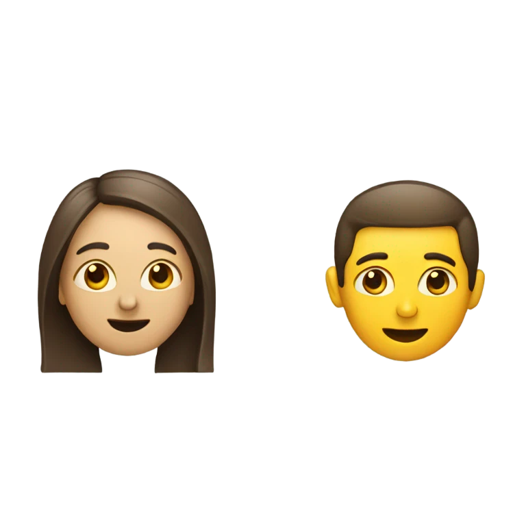 Two people talking emoji