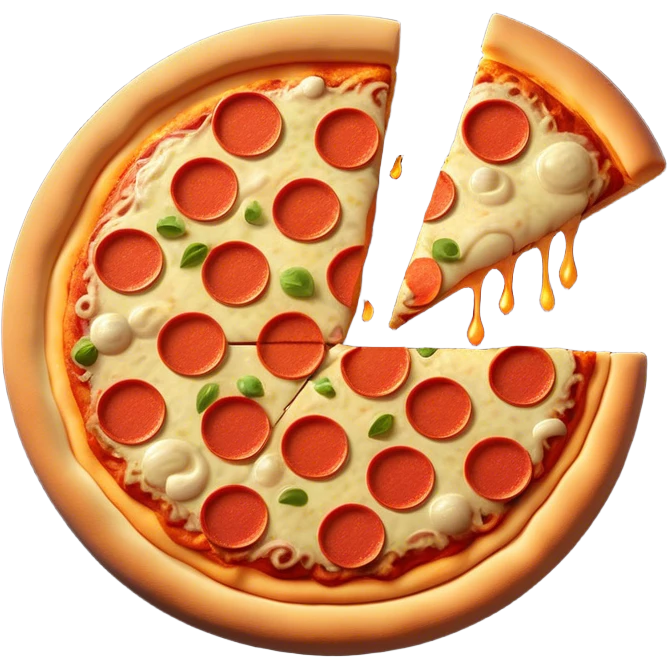 Clash of Clans aesthetic: Cinematic Playful Pixel 3D Food (Pizza, Burger, Apple) Portrait Emoji, rendered in a 3D vector-style similar to standard emojis with minimal shading and bold, simplified shapes. A compact, distinct form with signature details, softly glowing with a pixelated adventure charm. Simplified yet unmistakably iconic, highly detailed and consistent, glowing with a soft radiance and high shine. Stylized with a touch of classic pixel-art charm and a soft glowing outline, capturing the essence of a beloved gaming relic with a friendly, playful manner! emoji