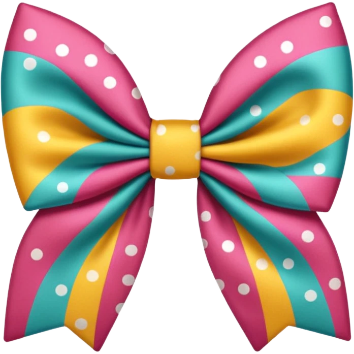 Bow print emoji