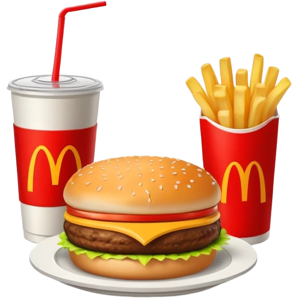1990’s McDonald’s meal  emoji