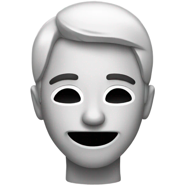 Headache with a smile emoji