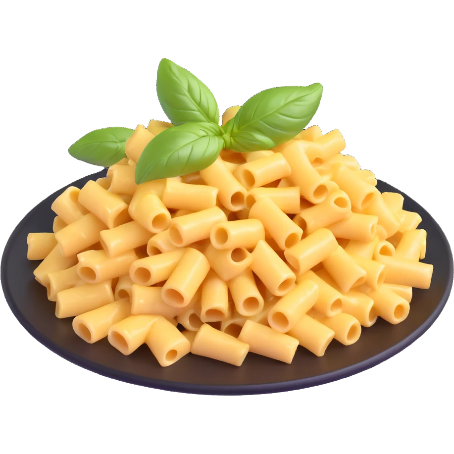 pasta with cheese and basil emoji