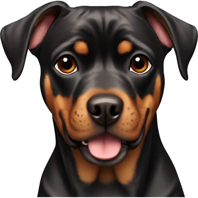 Doberman pug Rottweiler  emoji