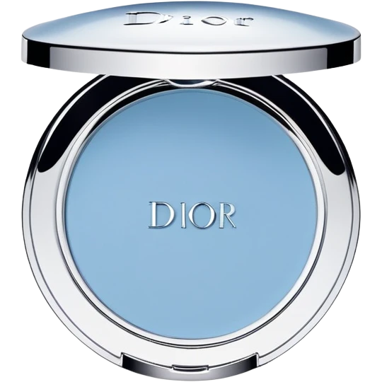 Light blue Dior makeup emoji