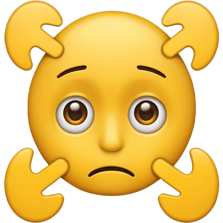 confused or incomprehension expressive face emoji, clear emotion emoji