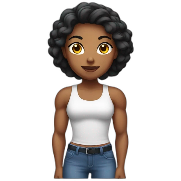 Muscular woman emoji