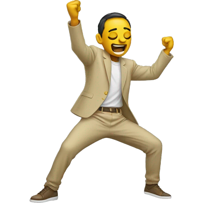 emoji haciendo dab emoji