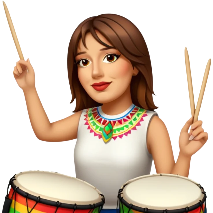 Festive Drummer emoji