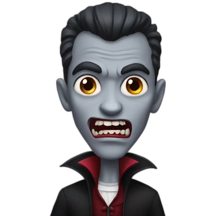 Ugly vampire emoji