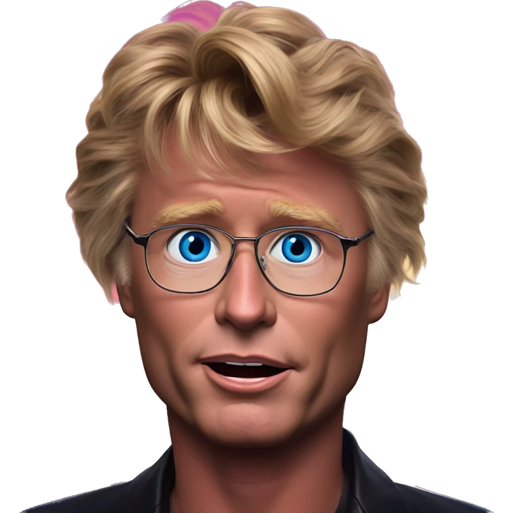 Synthwave Donald in Sarah Palin style, oil paint, epic eyes, intricate lips, exquisite pose, beautiful, desirable, logical, Midsommar  emoji