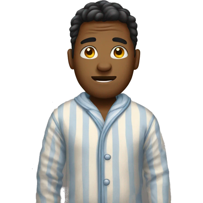 guy in pajamas emoji