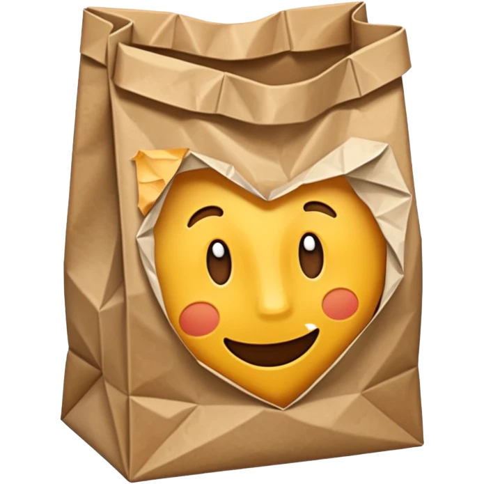 An empty bag emoji