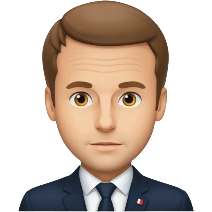 Macron chie emoji