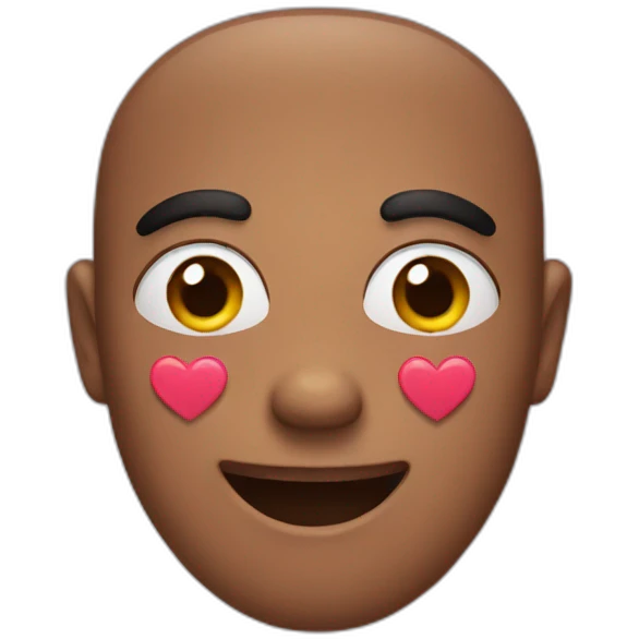 Emoji with heart eyes  emoji