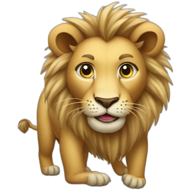 Miley the lion emoji