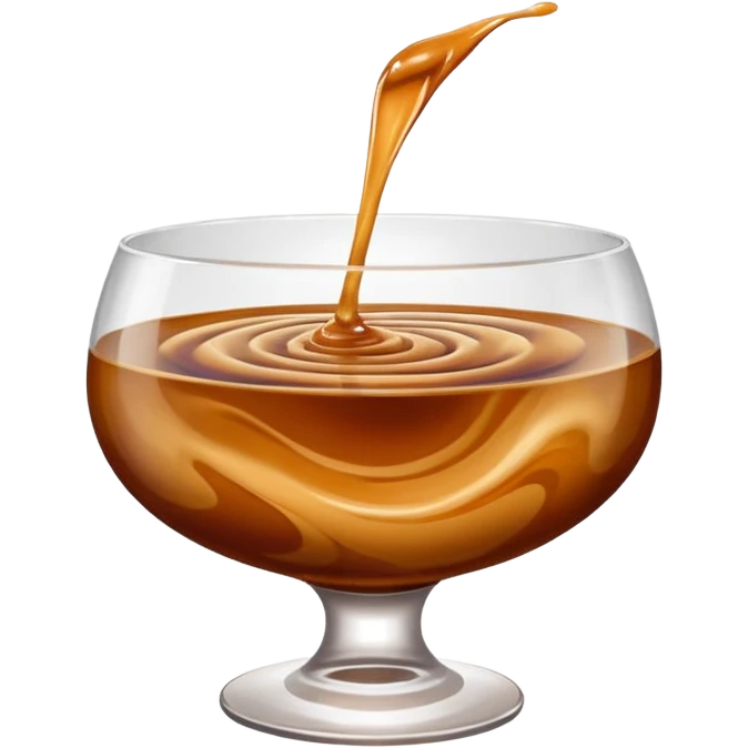 brown liquid in bowl emoji