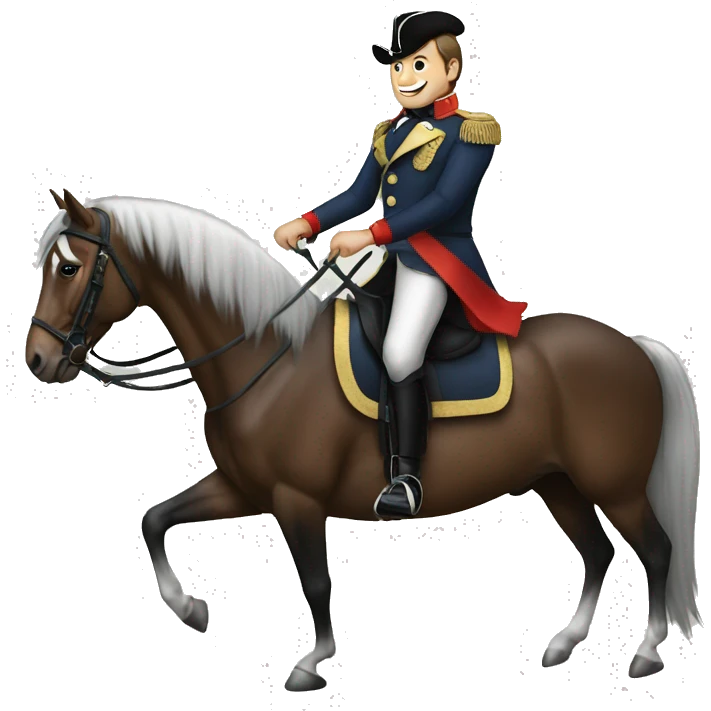 Macron on a hors emoji