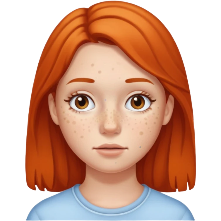 Girl with acne emoji