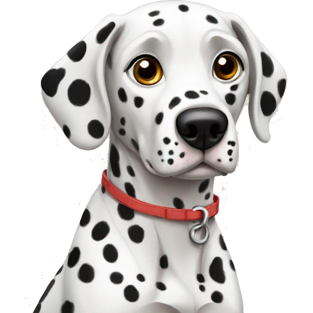 Dalmatian dog emoji