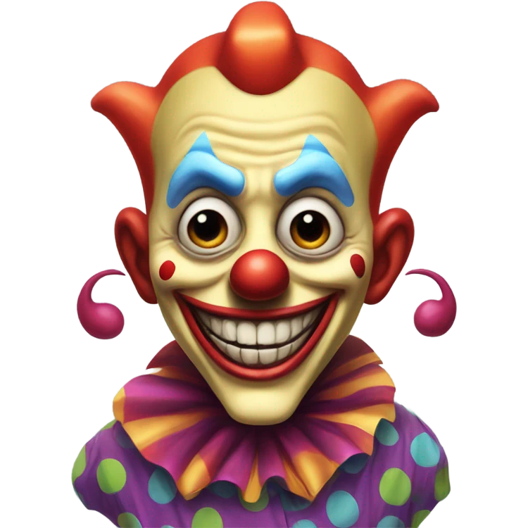clown demon who resembles nole musk emoji