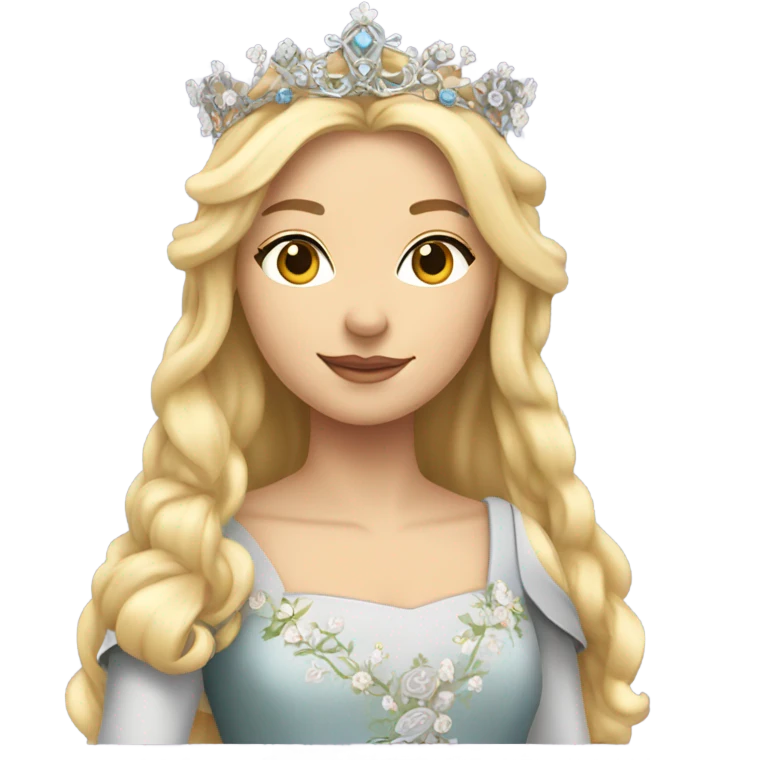 blonde medieval princess emoji