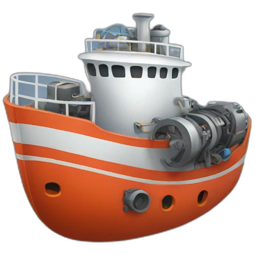 Ship engine emoji