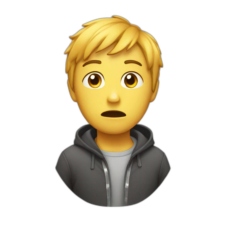 Chat qui pleure emoji