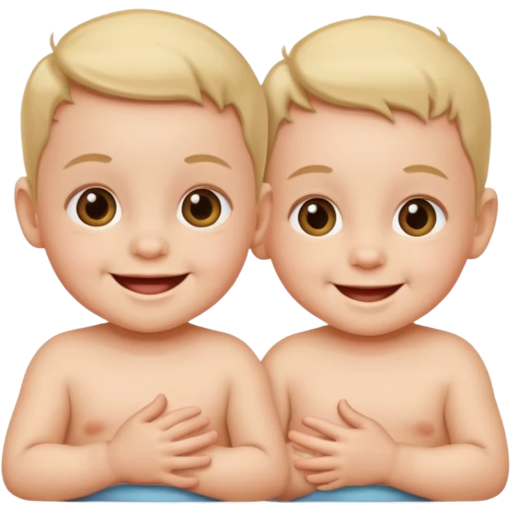 Twin babies  emoji