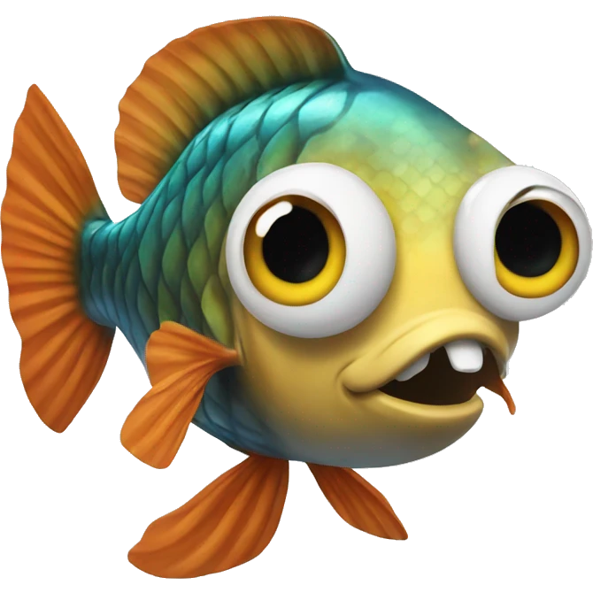crazy fish emoji