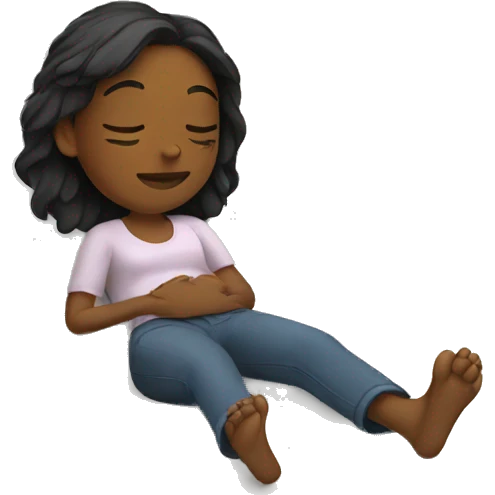 girl relaxing emoji