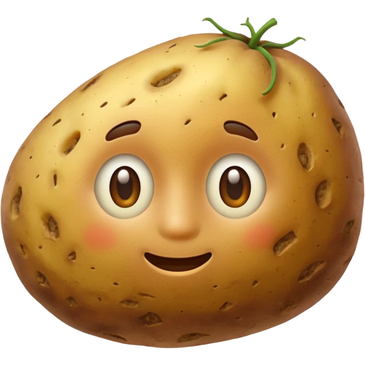 single potato emoji