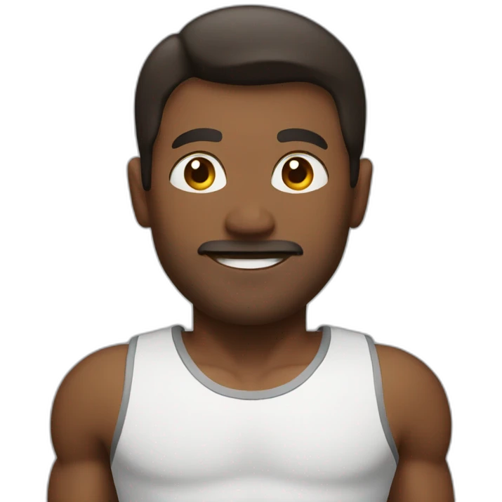 Gym man emoji