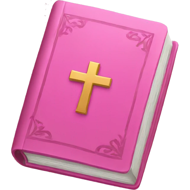Pink Bible  emoji