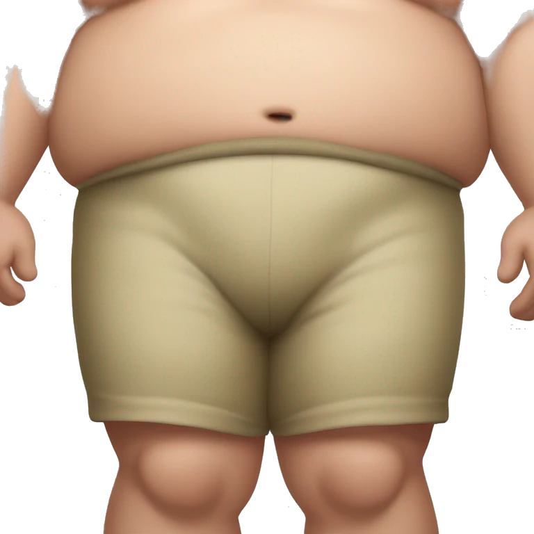 fat guy shaking booty emoji