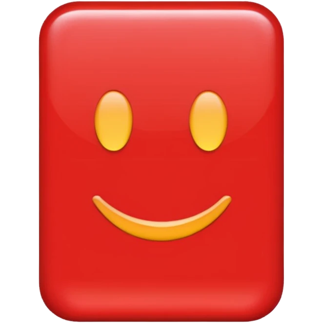 Rectangle red emoji