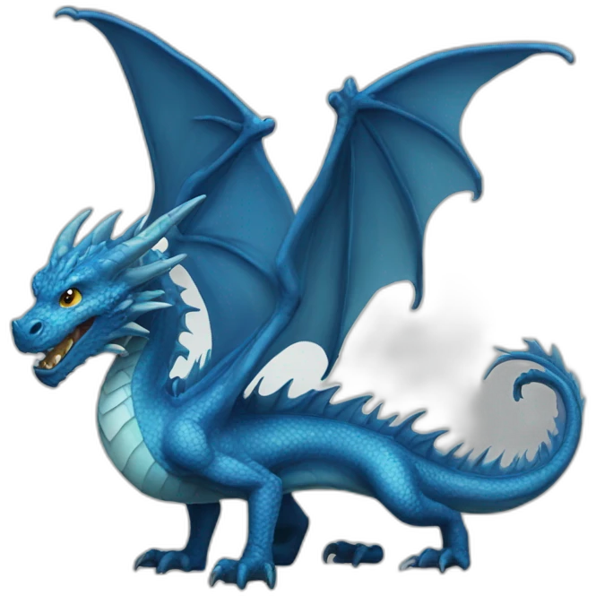 blue dragon emoji