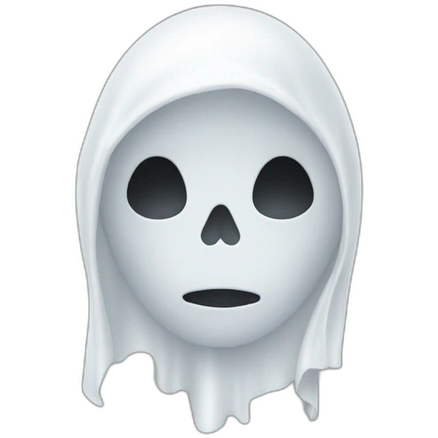 ghost- beauty- angle-white emoji