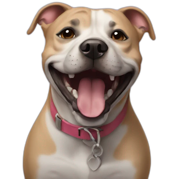 staffy smile emoji